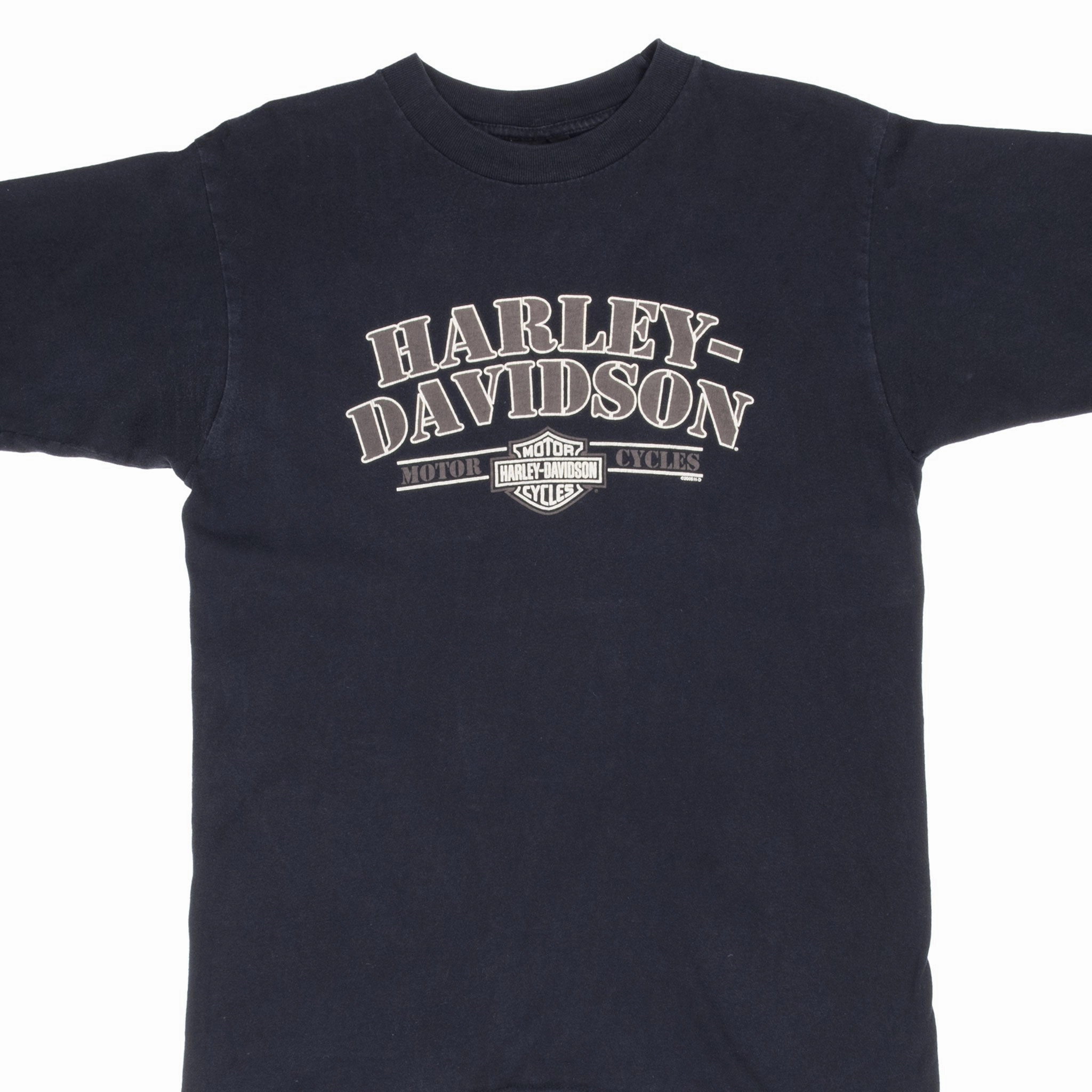 VINTAGE HARLEY DAVIDSON CRYSTAL RIVER FLORIDA 2008 TEE SHIRT MEDIUM MADE IN USA Summer Style