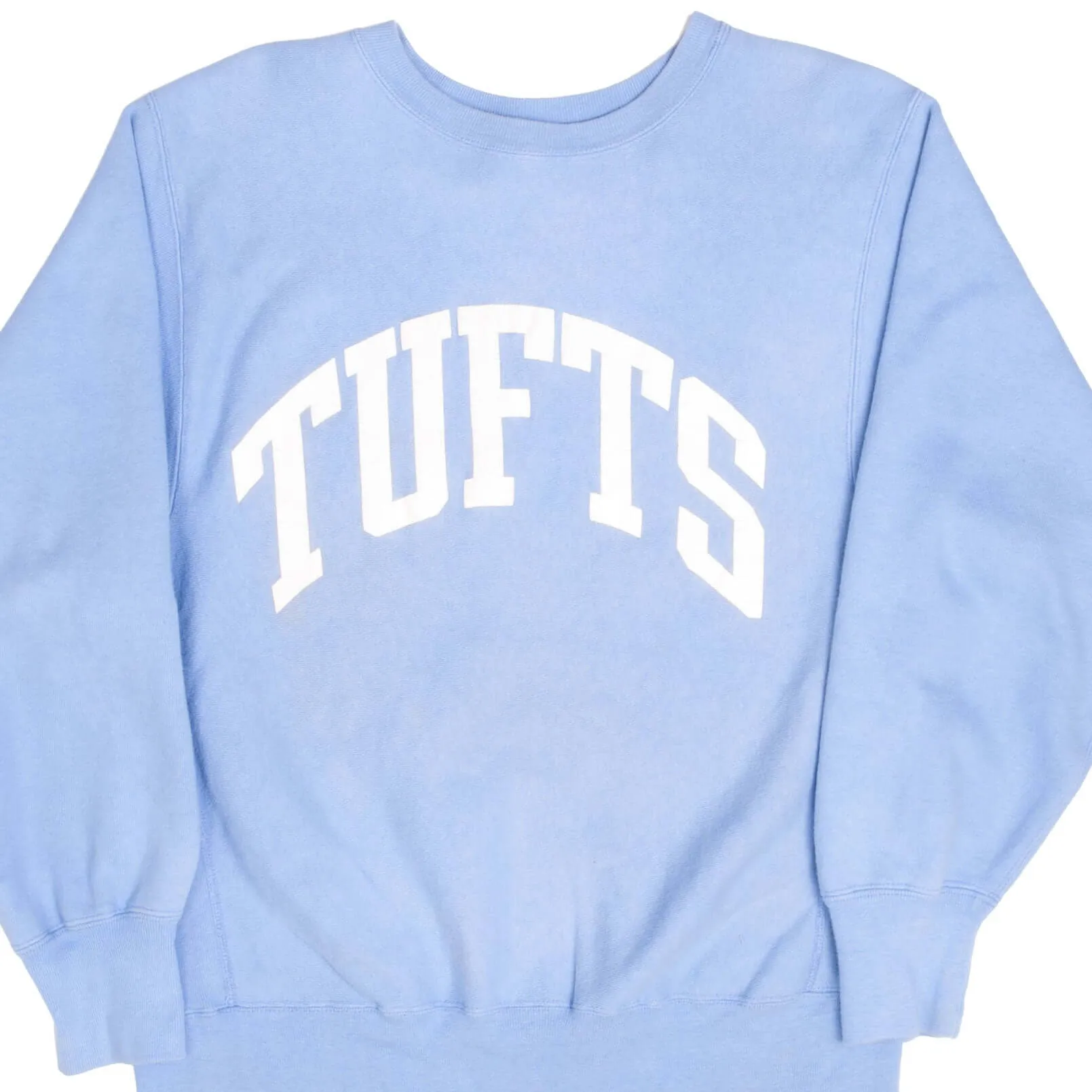 right for travel VINTAGE CHAMPION REVERSE WEAVE TUFTS UNIVERSITY SWEATSHIRT 1980S LARGE MADE USA