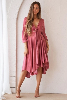 DeepPocketStyle Balance Dress - Mauve