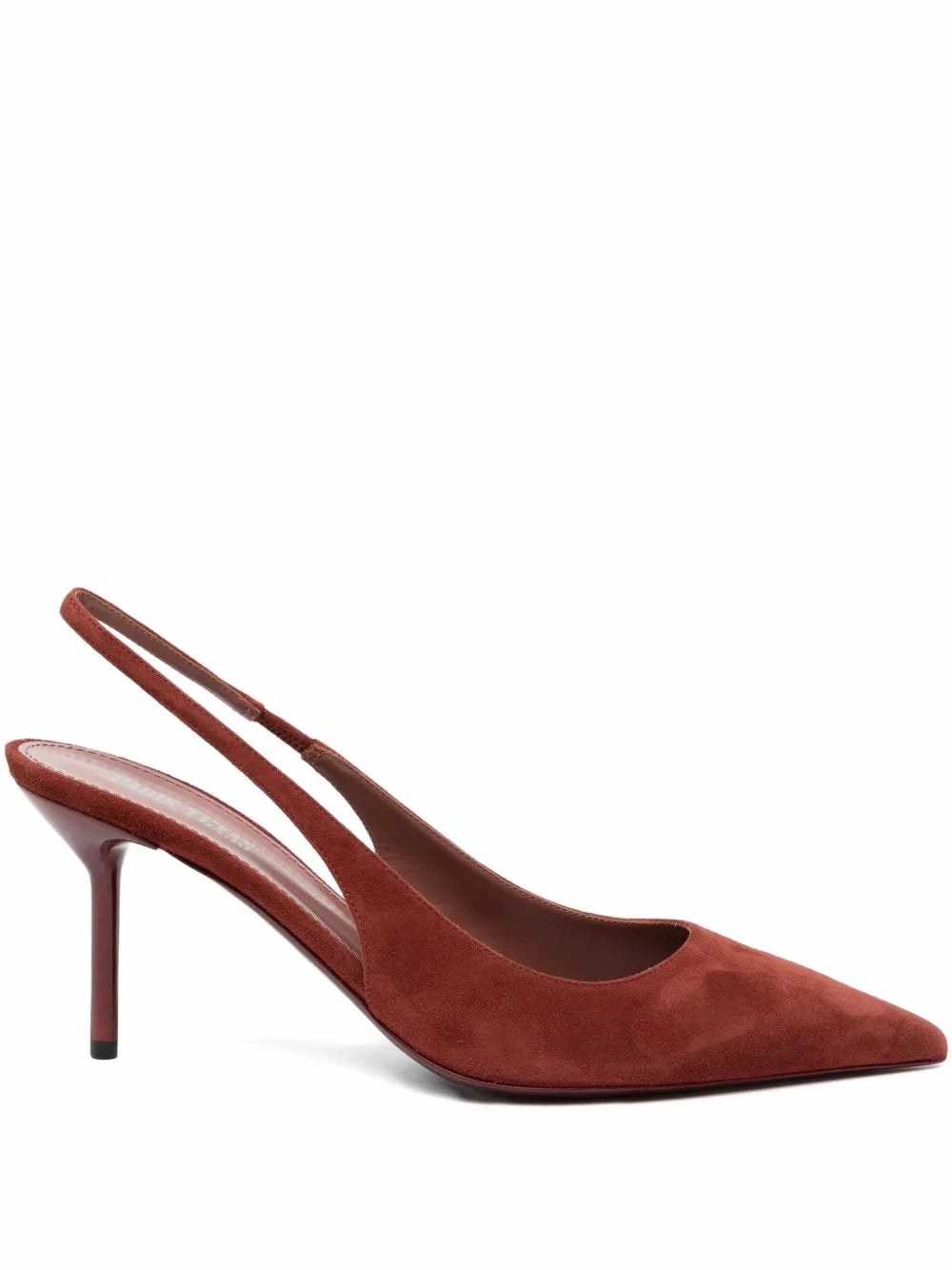 Lidia Slingback in Brandy Suede Luxury Footwear for Men