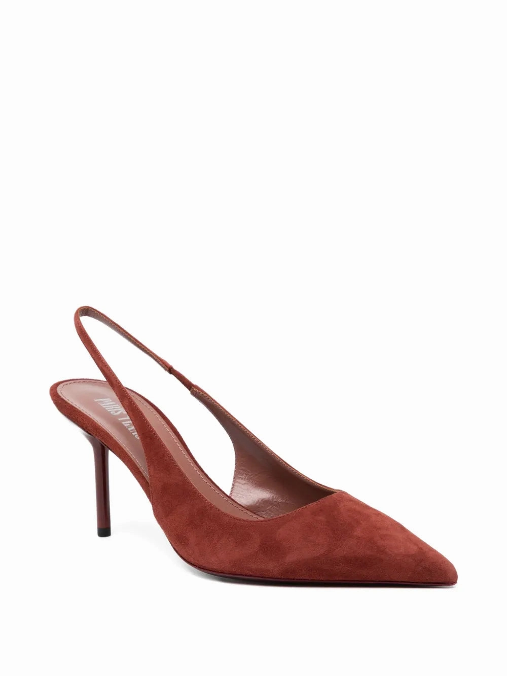 Calm Style Comfortable Padding Lidia Slingback in Brandy Suede