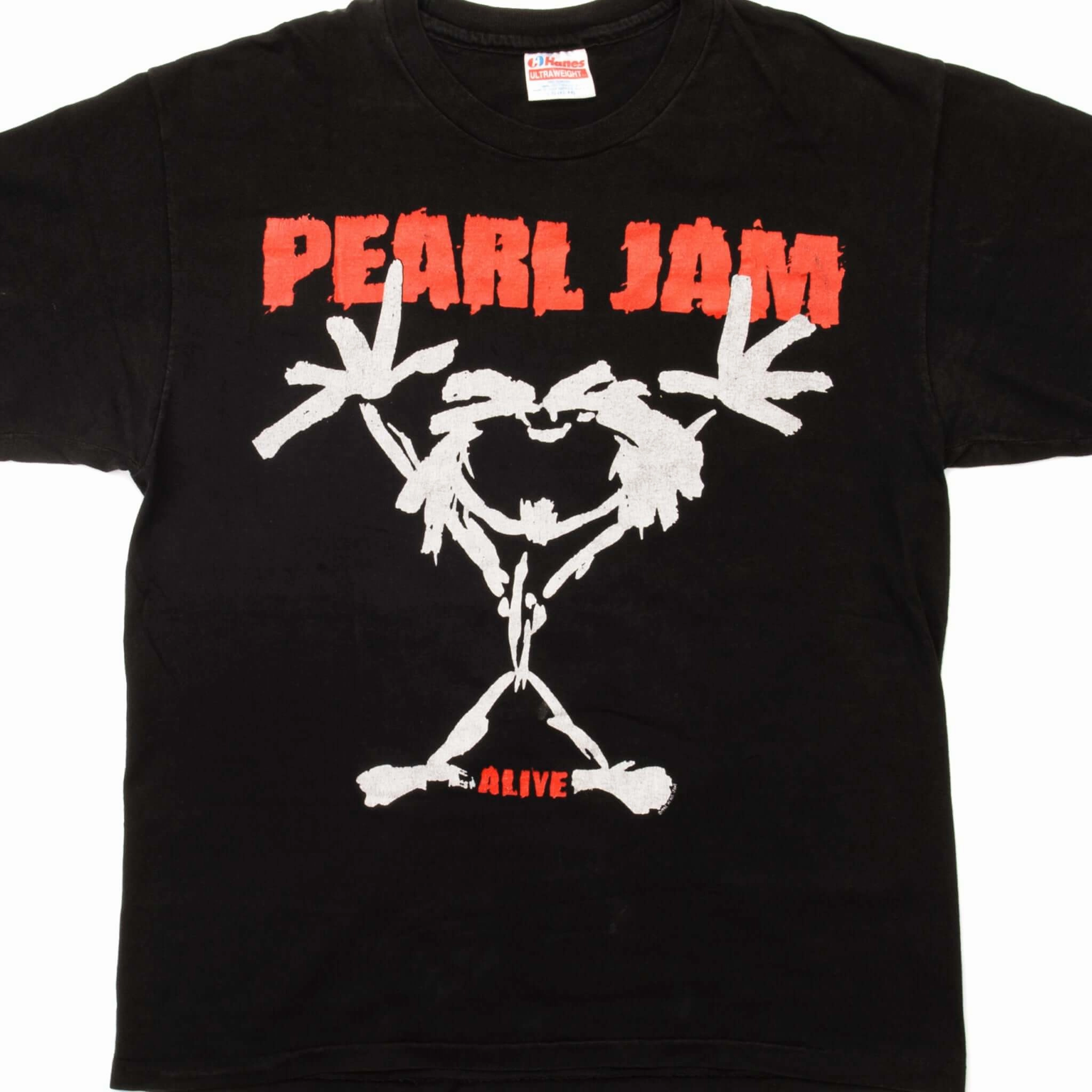 Soft Fit Wear VINTAGE PEARL JAM TEE SHIRT 1994 SIZE MEDIUM MADE IN USA