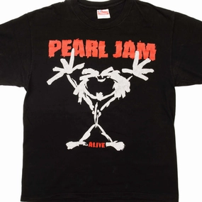 Soft Fit Wear VINTAGE PEARL JAM TEE SHIRT 1994 SIZE MEDIUM MADE IN USA