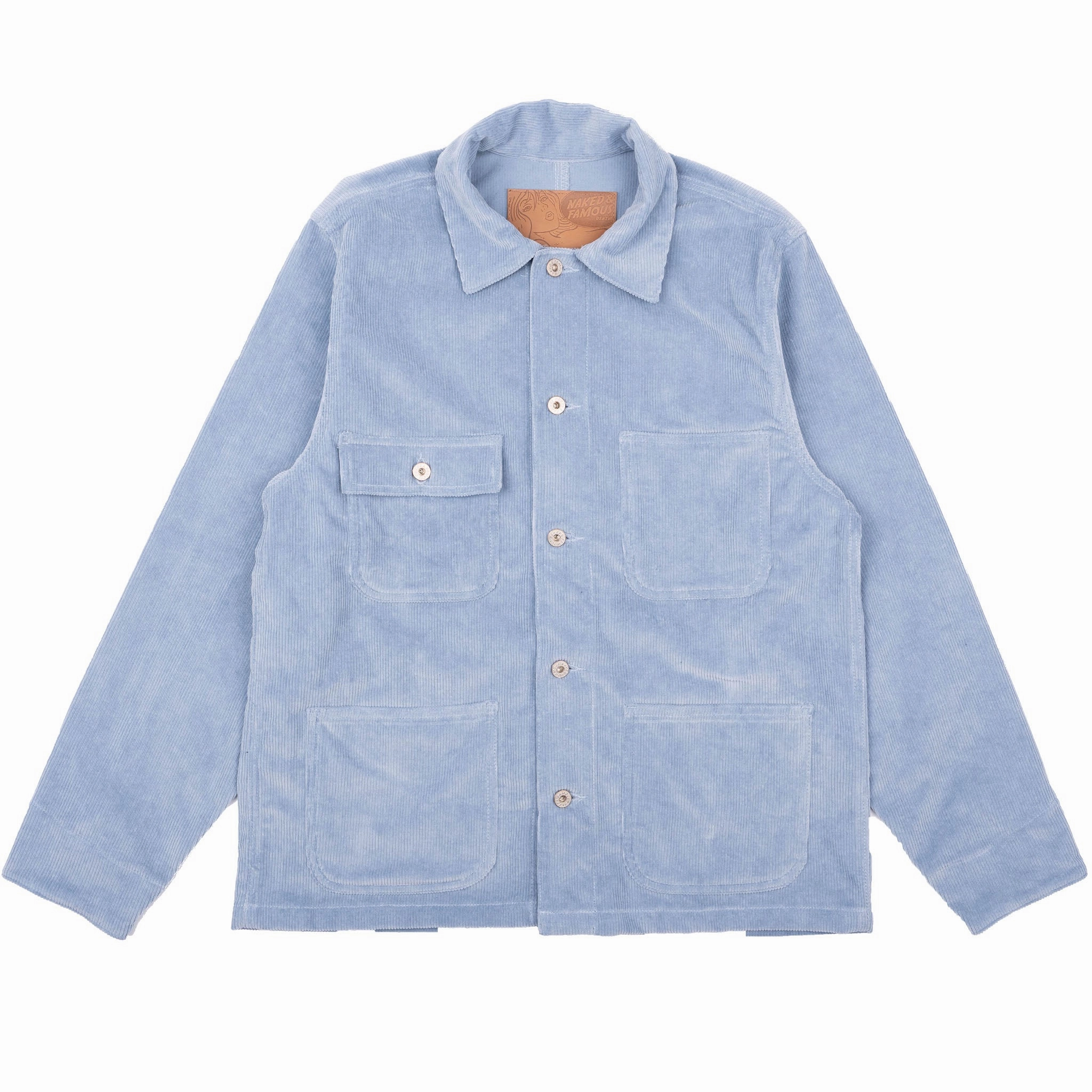 Chore Coat - Faded Corduroy Organic - Pale Indigo nurses