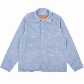 Chore Coat - Faded Corduroy Organic - Pale Indigo nurses