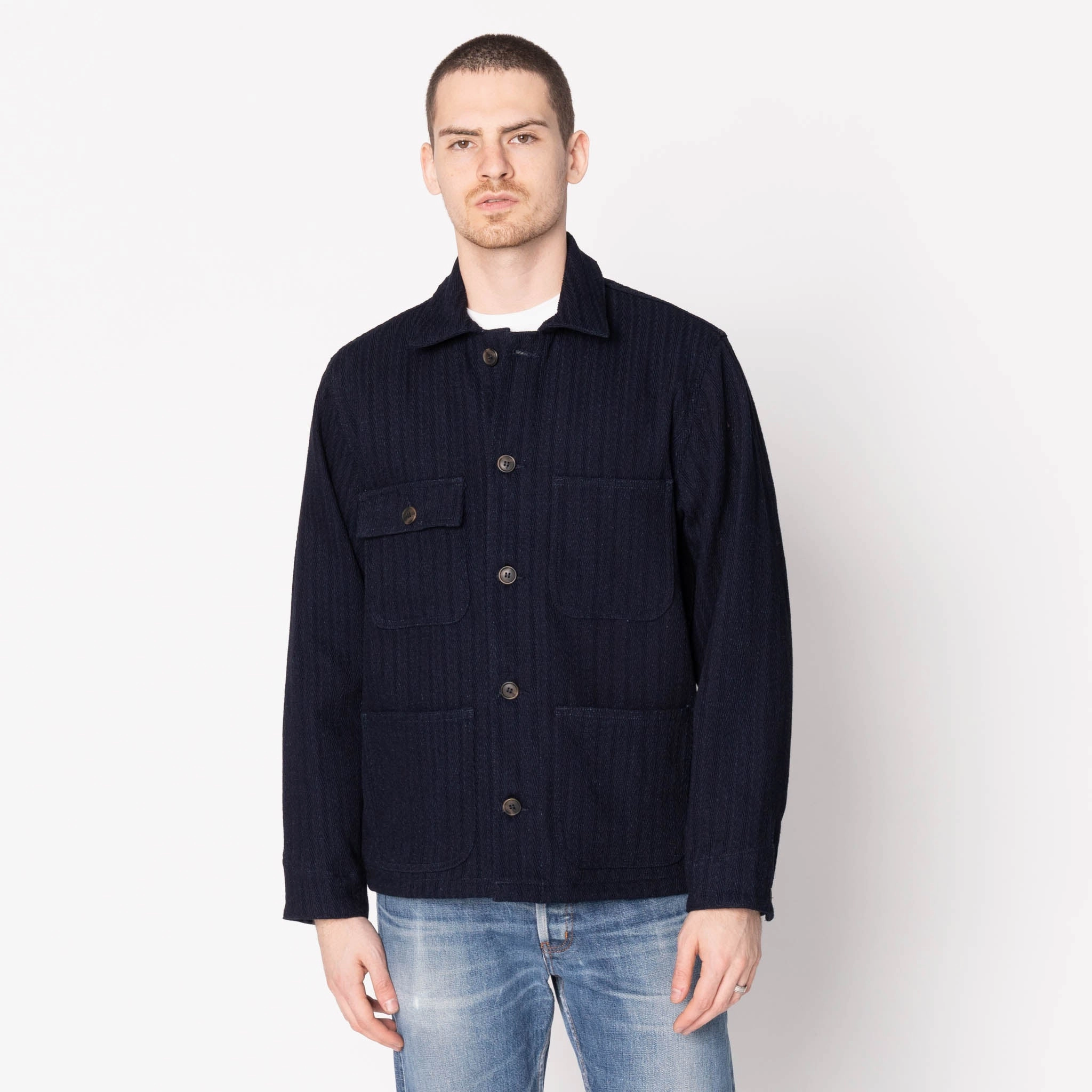 Chore Coat - Indigo Sugiaya suitable for individual sports