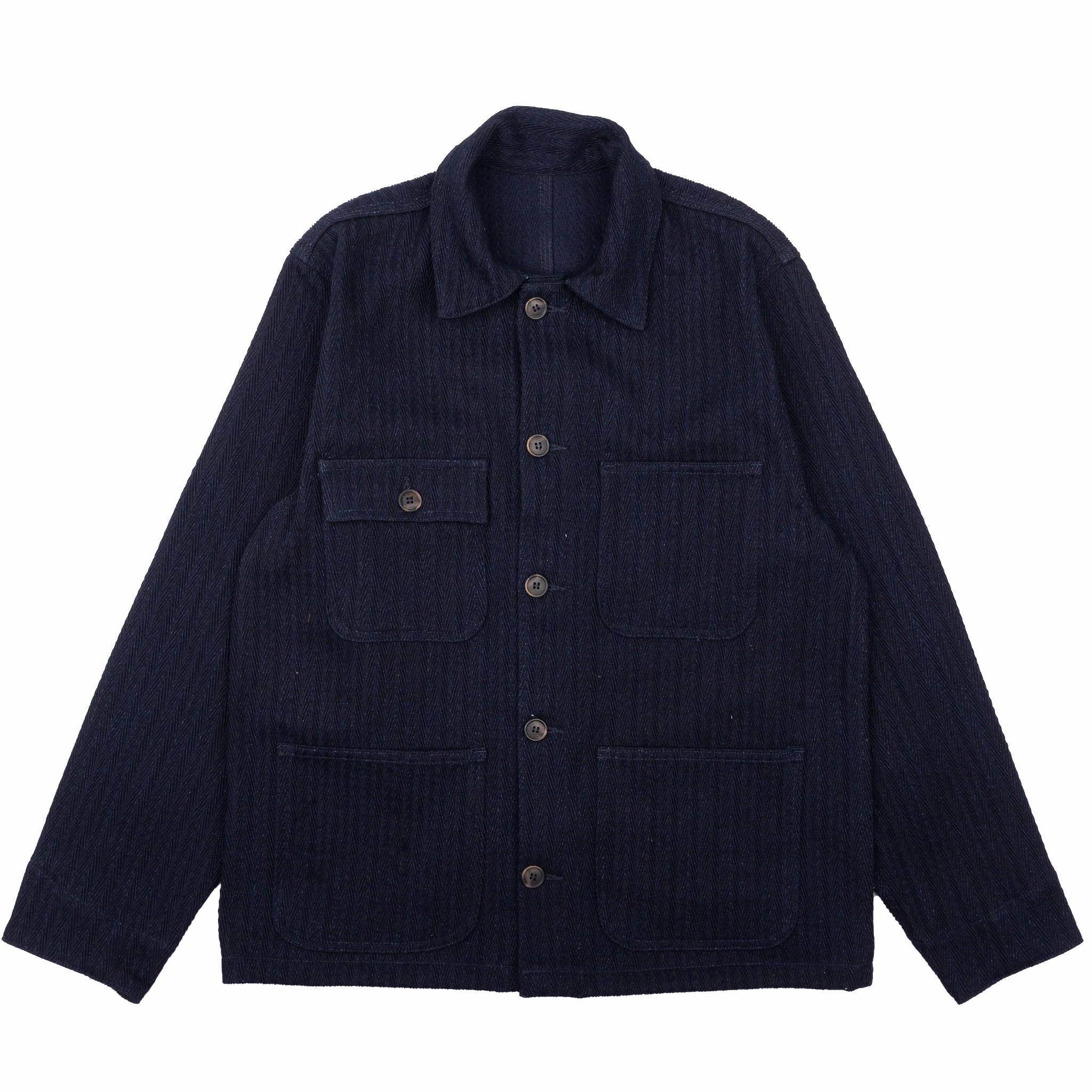 fireplace Chore Coat - Indigo Sugiaya