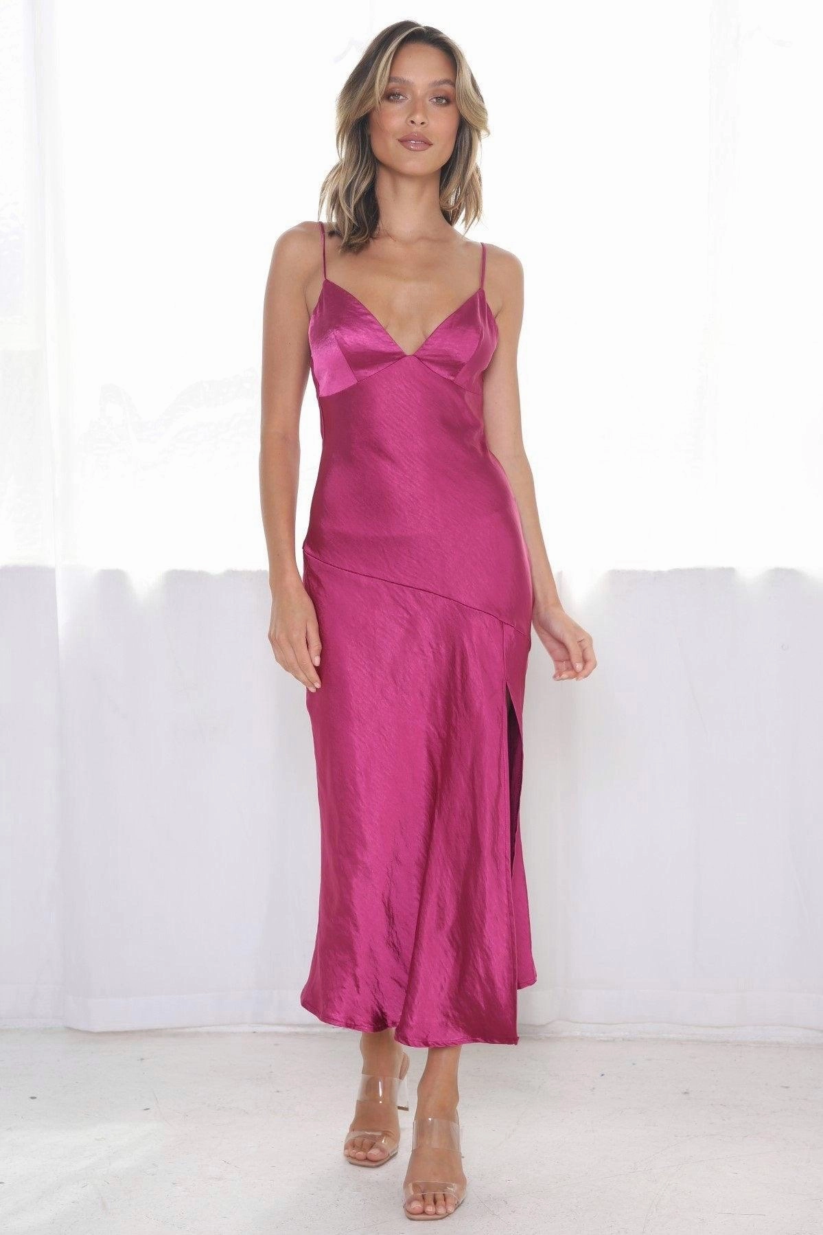 Zelda Dress - Fuchsia Refined Presence Contemporary Wear