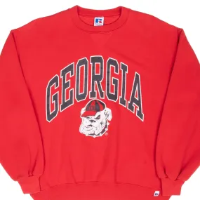 Essential Outerwear VINTAGE NCAA GEORGIA BULLDOGS RED SWEATSHIRT 1990S LARGE MADE IN USA