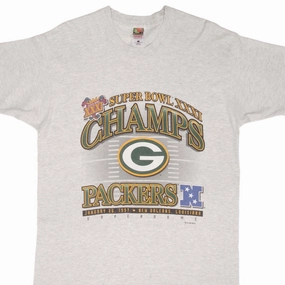 budget-friendly Simple yet stylish VINTAGE NFL GREEN BAY PACKERS SUPER BOWL CHAMPIONS 1997 TEE SHIRT LARGE MADE USA
