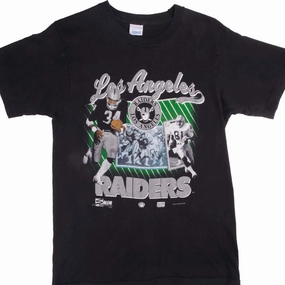 Sporty Comfort Practical Design VINTAGE NFL LOS ANGELES RAIDERS TEE SHIRT 1990 SIZE MEDIUM MADE IN USA