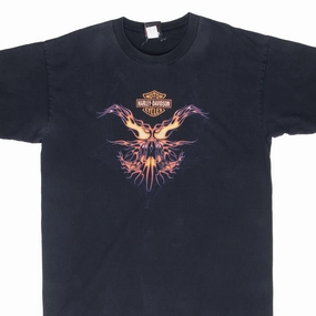 Lightweight Fabric tall size VINTAGE HARLEY DAVIDSON AMES IOWA 2004 TEE SHIRT LARGE MADE IN USA