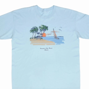 VINTAGE PANAMA CITY BEACH FLORIDA 1990S GRAPHIC TEE SHIRT SIZE XL Breathable and Comfortable Breathable mesh panel