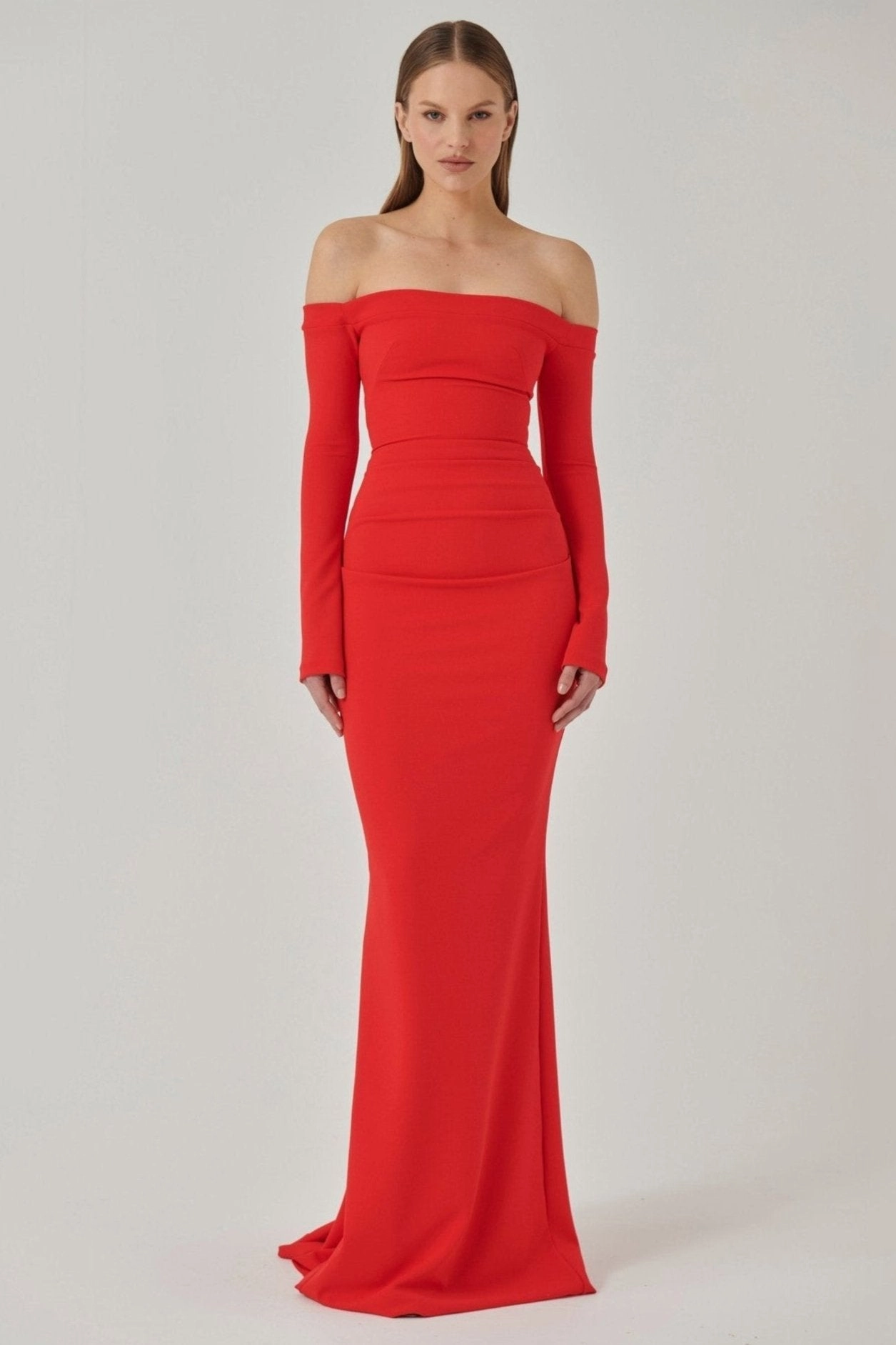 Pure Look Anita Gown - Cherry Red