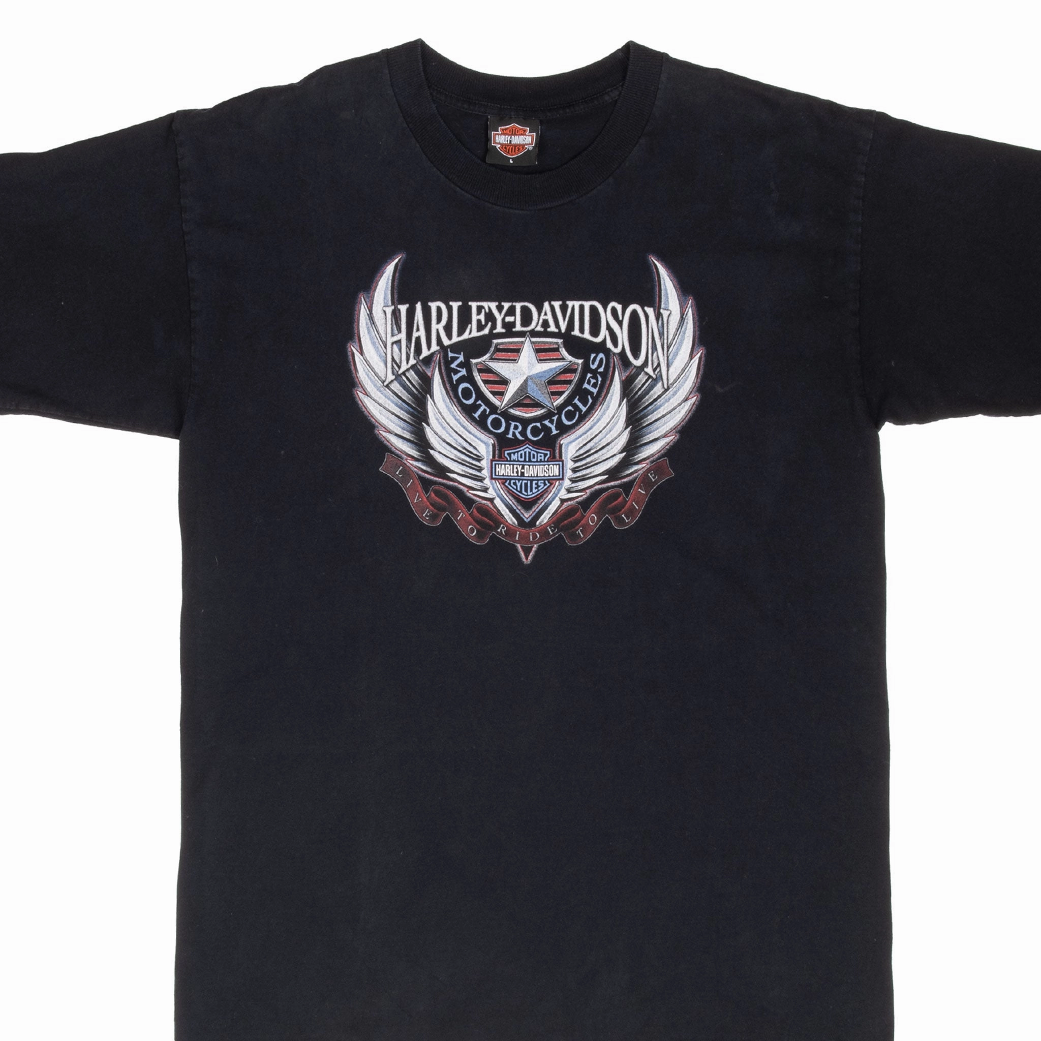 Cozy Comfort VINTAGE HARLEY DAVIDSON ROCKVILLE 2002 TEE SHIRT LARGE MADE IN USA