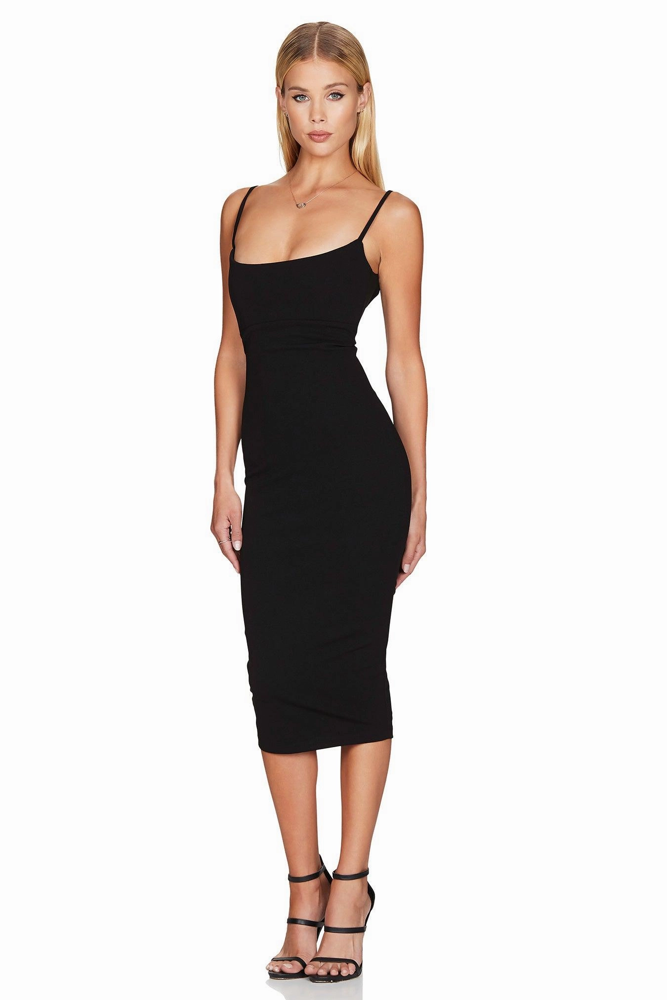 Timeless Appeal Nookie Bailey Midi Dress - Black