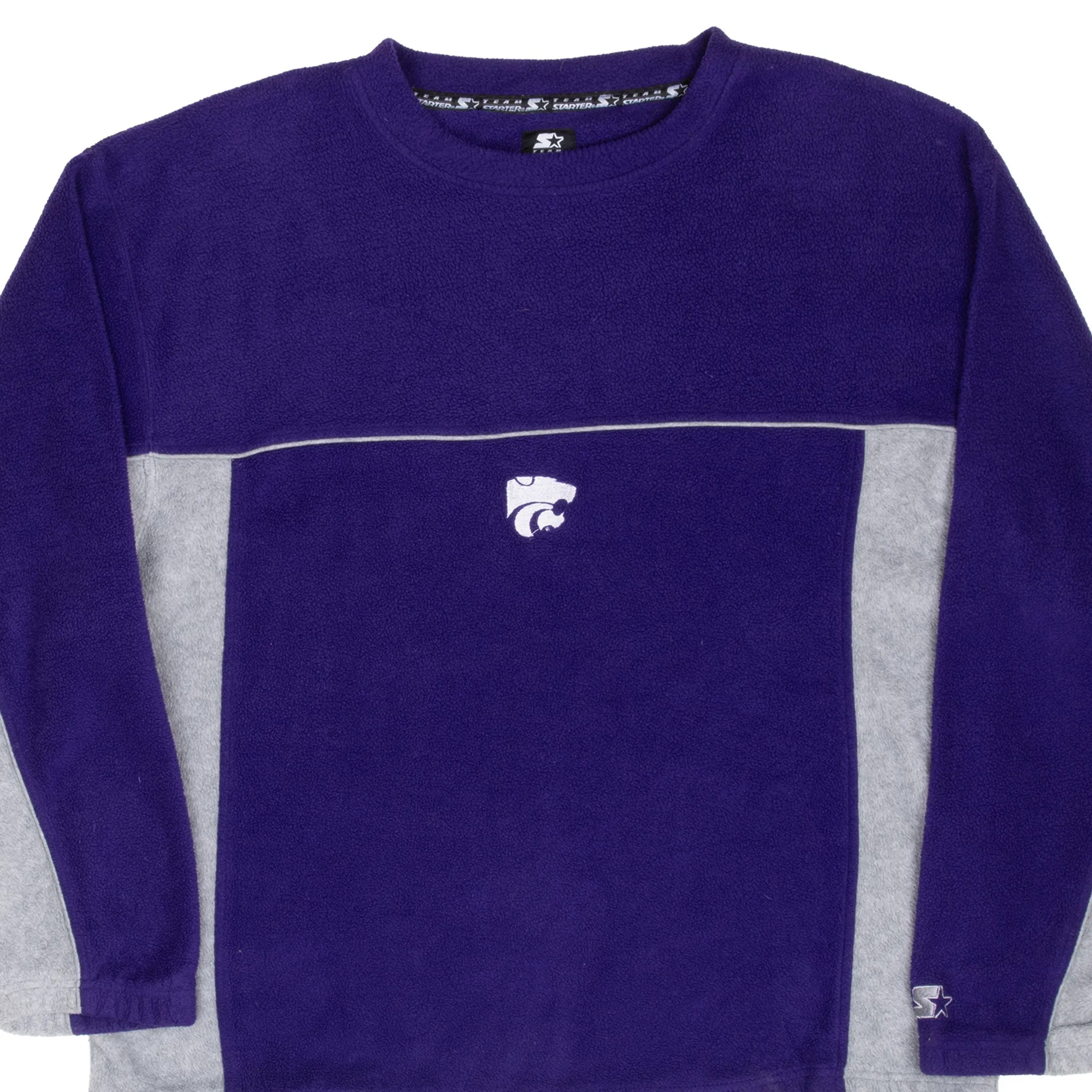 performance test Easy Look VINTAGE NCAA KANSAS STATE WILDCATS STARTER FLEECE SWEATSHIRT 2000S XL