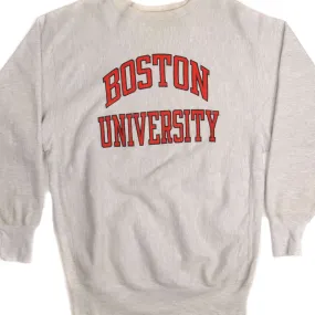 Daily Use VINTAGE CHAMPION REVERSE WEAVE BOSTON UNIVERSITY SWEATSHIRT 1990S XL MADE USA