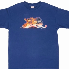 VINTAGE DISNEY WINNIE THE POOH TIGGER EEYORE 1990S TEE SHIRT LARGE Seamless Edging Odor Resistant Material