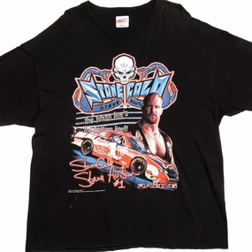 VINTAGE STONE COLD STEVE AUSTIN TEE SHIRT 2000 SIZE XL fade resistant color