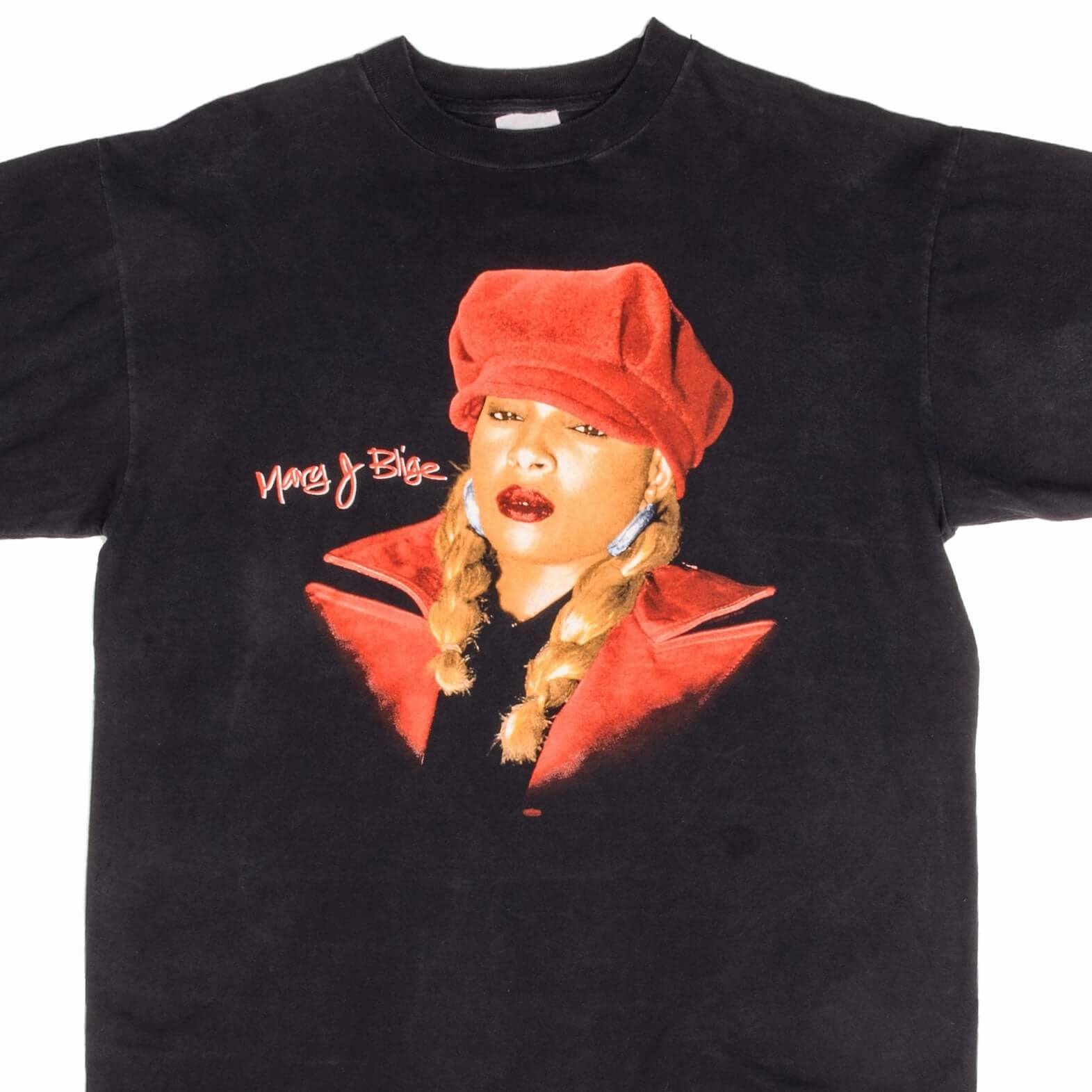 NoSideSeam Street Style VINTAGE MARY J BLIGE MY LIFE TOUR 1994 RAP TEE SHIRT SIZE LARGE