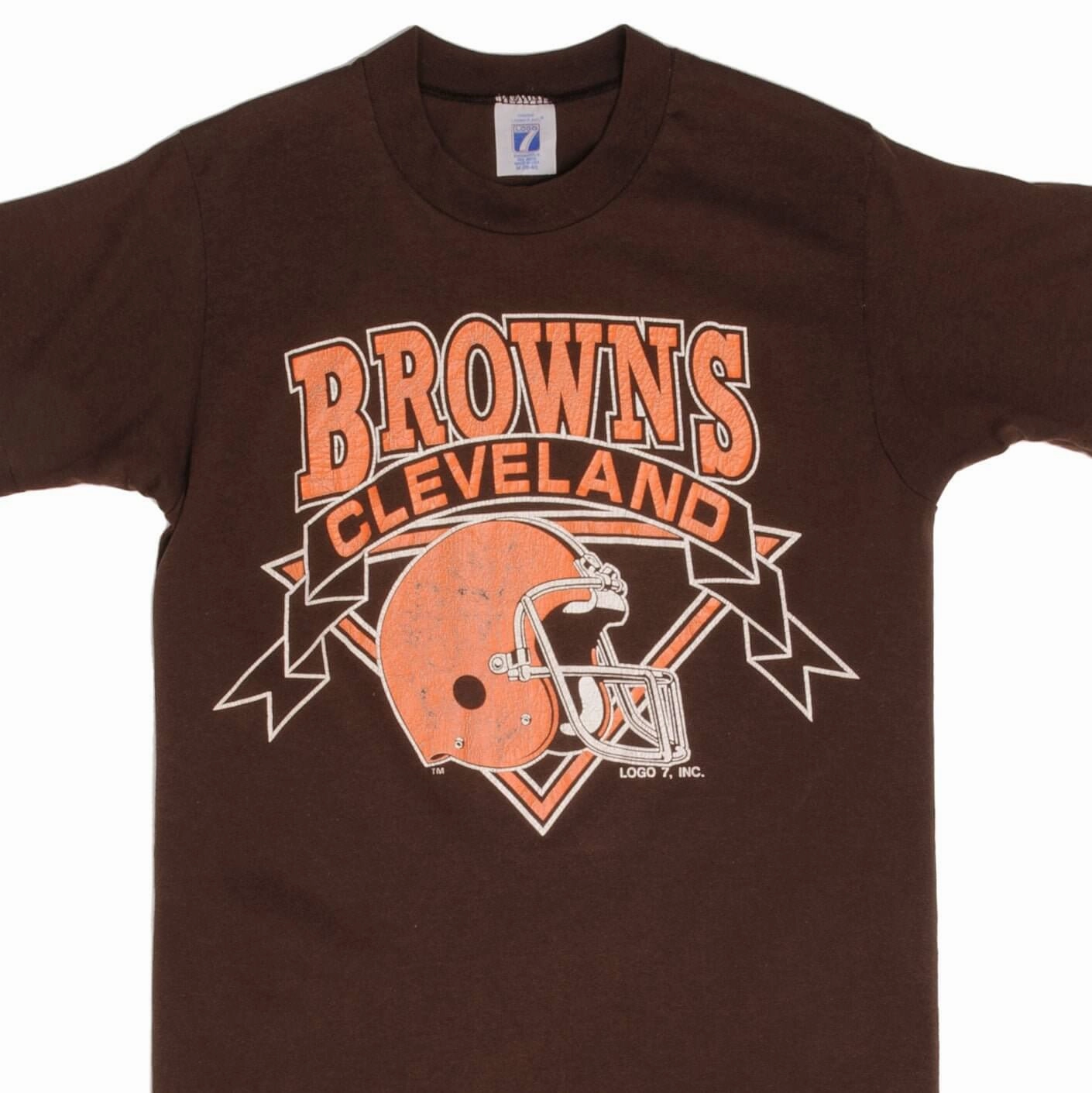 Classic timelessness Basic Layer VINTAGE NFL BROWNS TEE SHIRT 1980S SIZE SMALL MADE IN USA