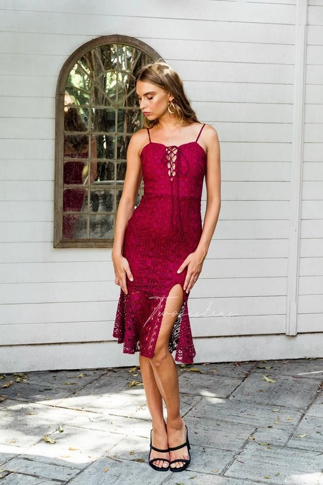 Kelsey Dress - Red (Final Sale) Fair-Trade