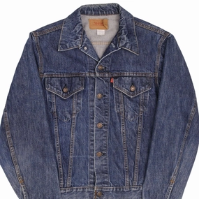 VINTAGE LEVIS DENIM JACKET TYPE 3 SINGLE STITCH 2 POCKETS SIZE 40 MADE IN USA Versatile Design Fall Weather