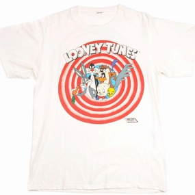VINTAGE LOONEY TUNES TEE SHIRT 1989 SIZE LARGE Chilly Comfort Wear