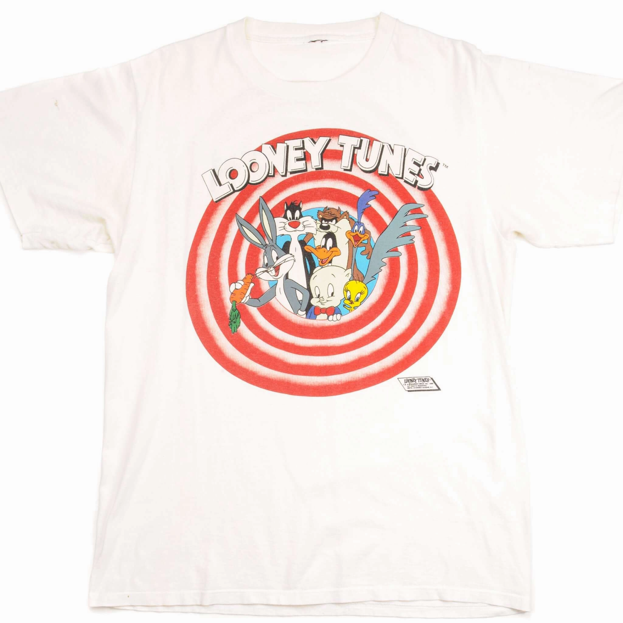 VINTAGE LOONEY TUNES TEE SHIRT 1989 SIZE LARGE Chilly Comfort Wear