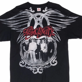 Travel Trend Look Work efficiency VINTAGE AEROSMITH TOUR 2009 ALL OVER PRINT TEE SHIRT LARGE