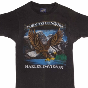 Effortless Comfort Wear VINTAGE HARLEY DAVIDSON TEE SHIRT 1987 SIZE XS MADE IN USA