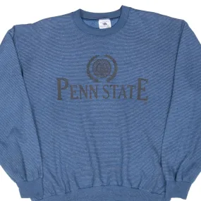 VINTAGE PENN STATE UNIVERSITY STRIPED SWEATSHIRT XL 1990S MADE IN USA Stylish Look