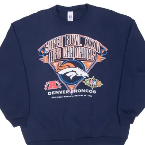 Comfort Layering VINTAGE NFL DENVER BRONCOS SUPER BOWL XXXII 1998 SWEATSHIRT XL