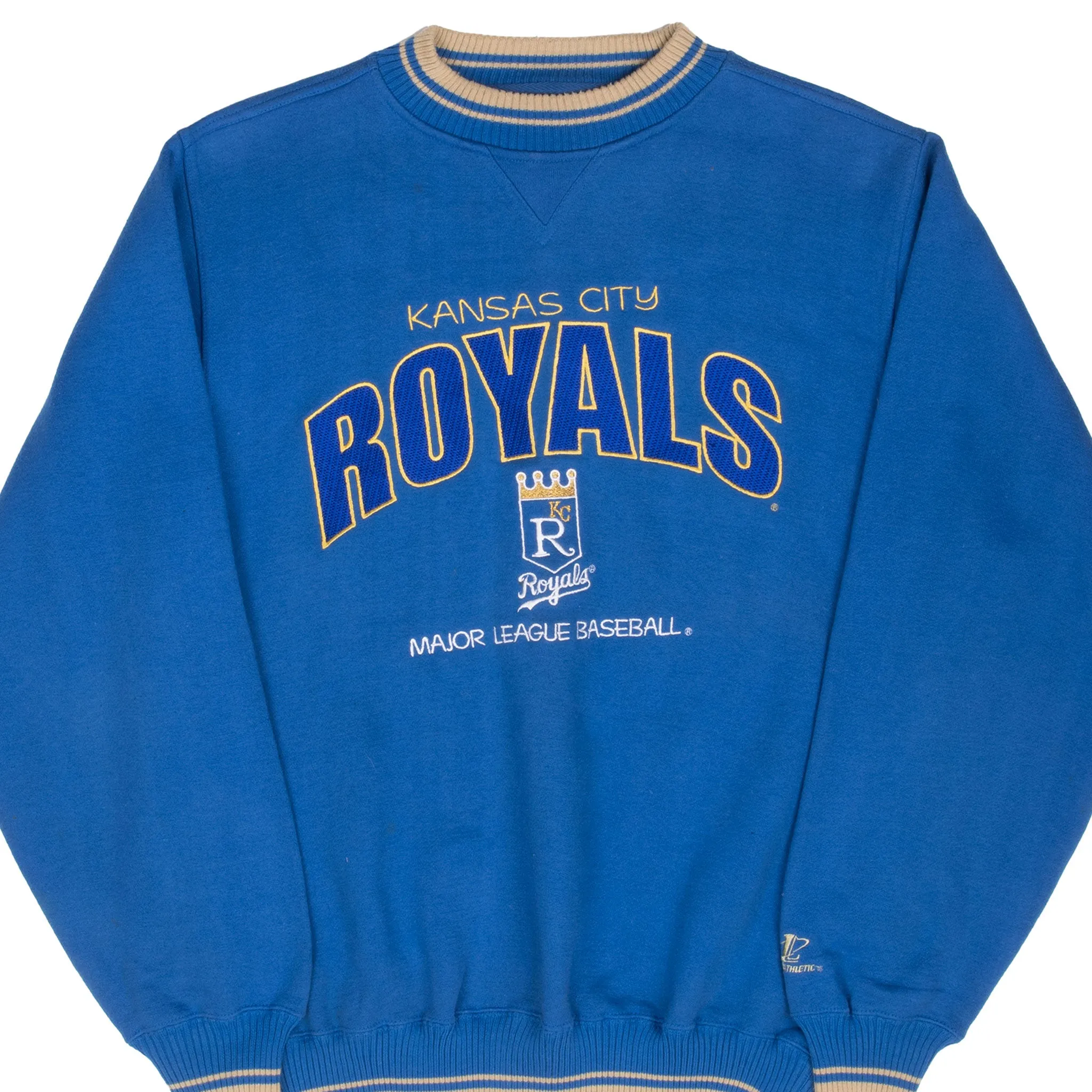 VINTAG MLB KANSAS CITY ROYALS EMBROIDERED 1990S SWEATSHIRT LARGE Comfy Comfort product future prospects