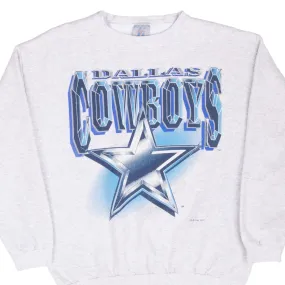 product shoe support VINTAGE NFL DALLAS COWBOYS 1995 SWEATSHIRT LARGE MADE IN USA