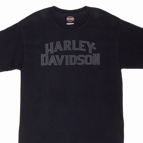 VINTAGE HARLEY DAVIDSON OMAHA-FREEMONT NEBRASKA TEE SHIRT 2009 MEDIUM MADE USA Evergreen Travel Comfort Style