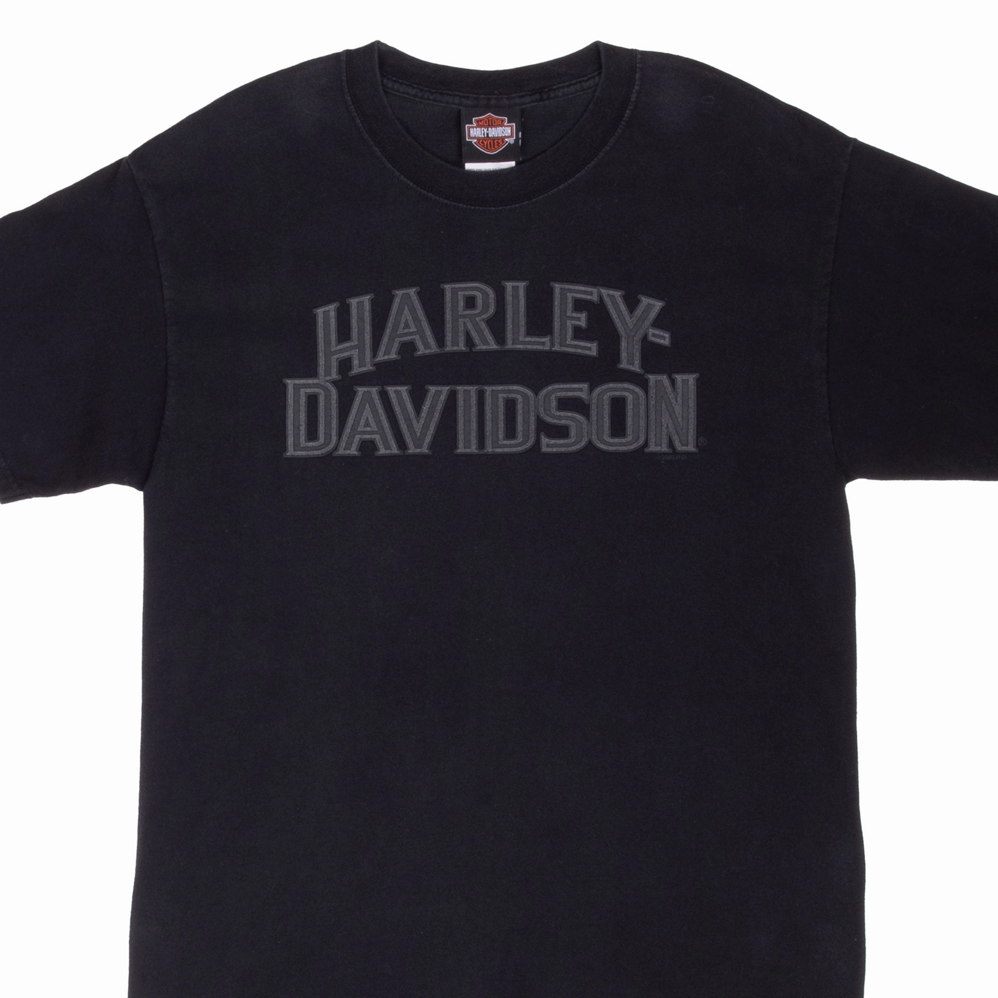 VINTAGE HARLEY DAVIDSON OMAHA-FREEMONT NEBRASKA TEE SHIRT 2009 MEDIUM MADE USA Evergreen Travel Comfort Style