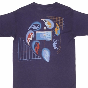 Zero Waste Production VINTAGE OCEAN PACIFIC SURFING TEE SHIRT SIZE MEDIUM MADE IN USA