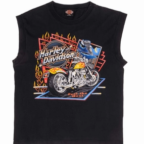 Hygroscopic Fiber ReinforcedHems VINTAGE HARLEY DAVIDSON TEE SHIRT 1995 SIZE LARGE MADE IN USA