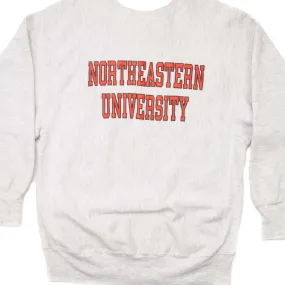product camping suitability marbled VINTAGE CHAMPION REVERSE WEAVE NORTHEASTERN UNIVERSITY SWEATSHIRT 1990-MID 1990'S SIZE LARGE MADE IN USA