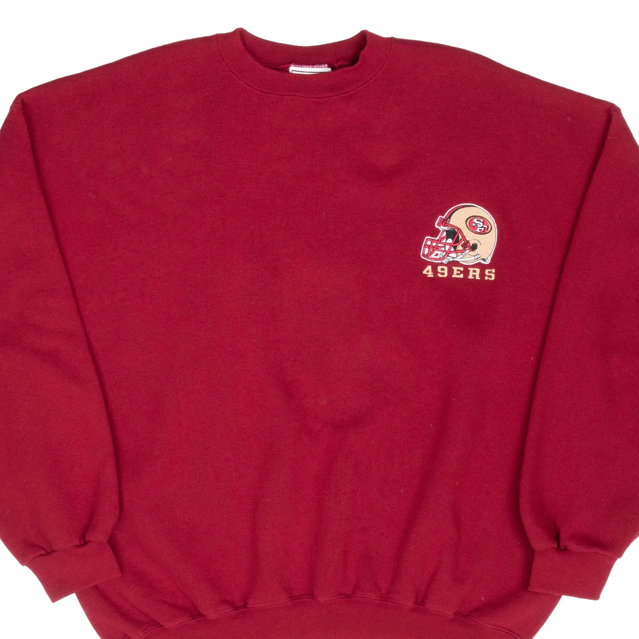 durability test VINTAGE NFL SAN FRANCISCO 49ERS EMBROIDERED 1990S PUMA SWEATSHIRT 2XL