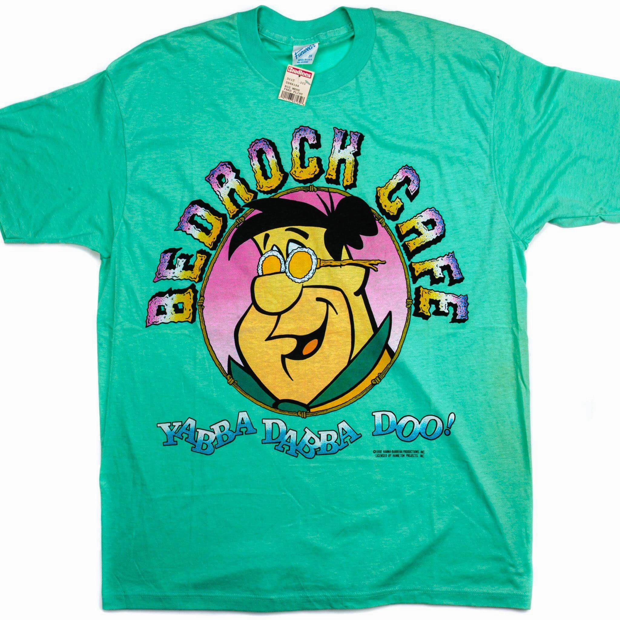 VINTAGE THE FLINTSTONES TEE SHIRT 1990 SIZE LARGE MADE IN USA DEADSTOCK regular but not boring Cozy Feeling
