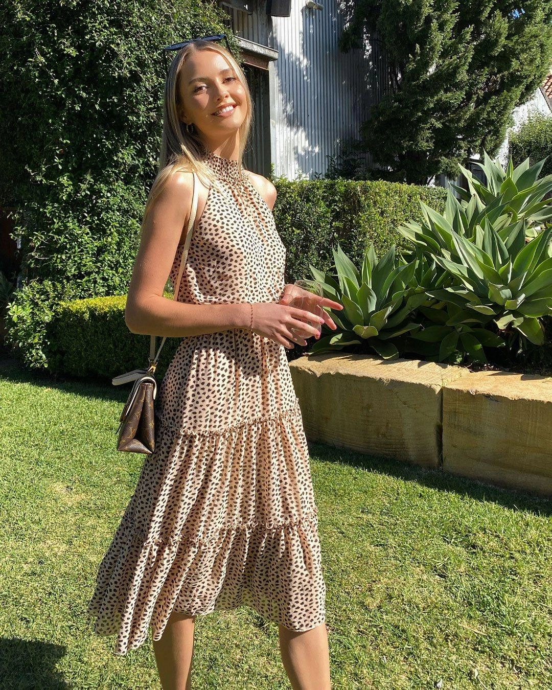 Marley Dress - Leopard Light Aesthetic Mix-And-Match