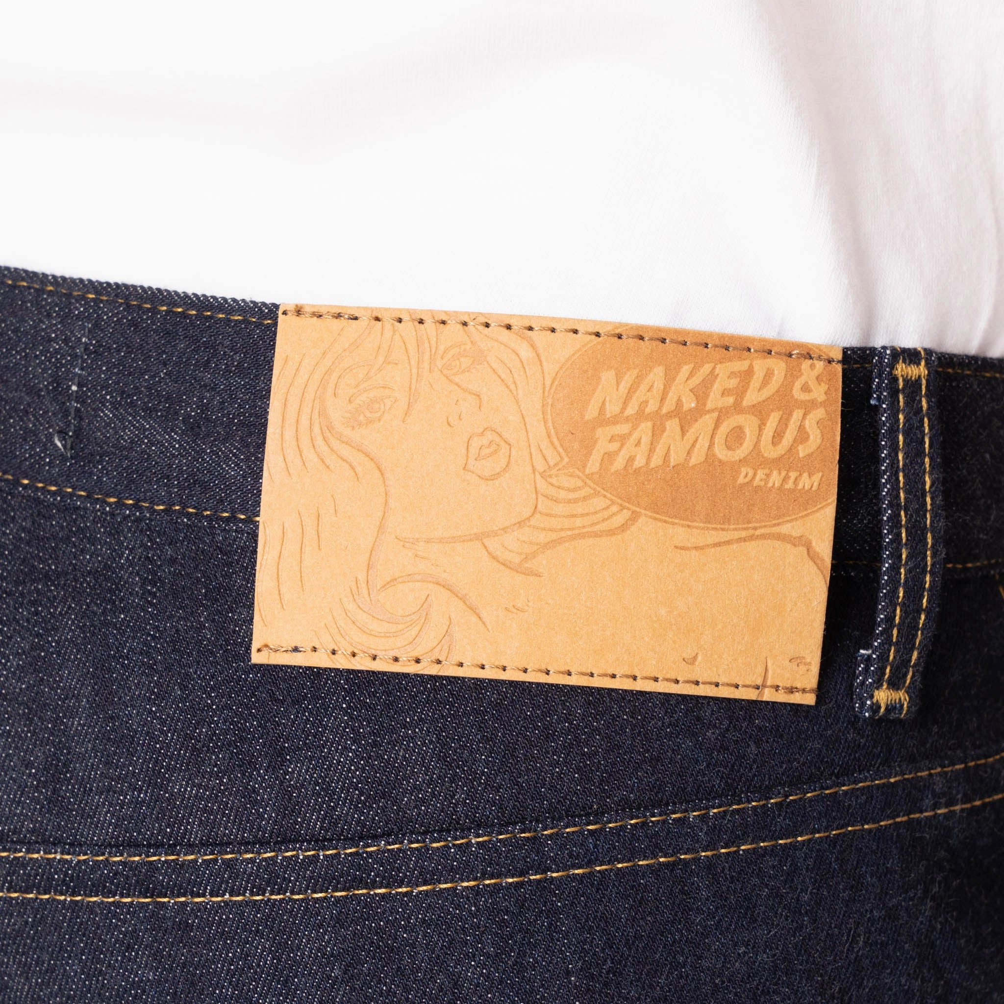 Brushed Interior Strong Guy - Sea Island Selvedge - Indigo