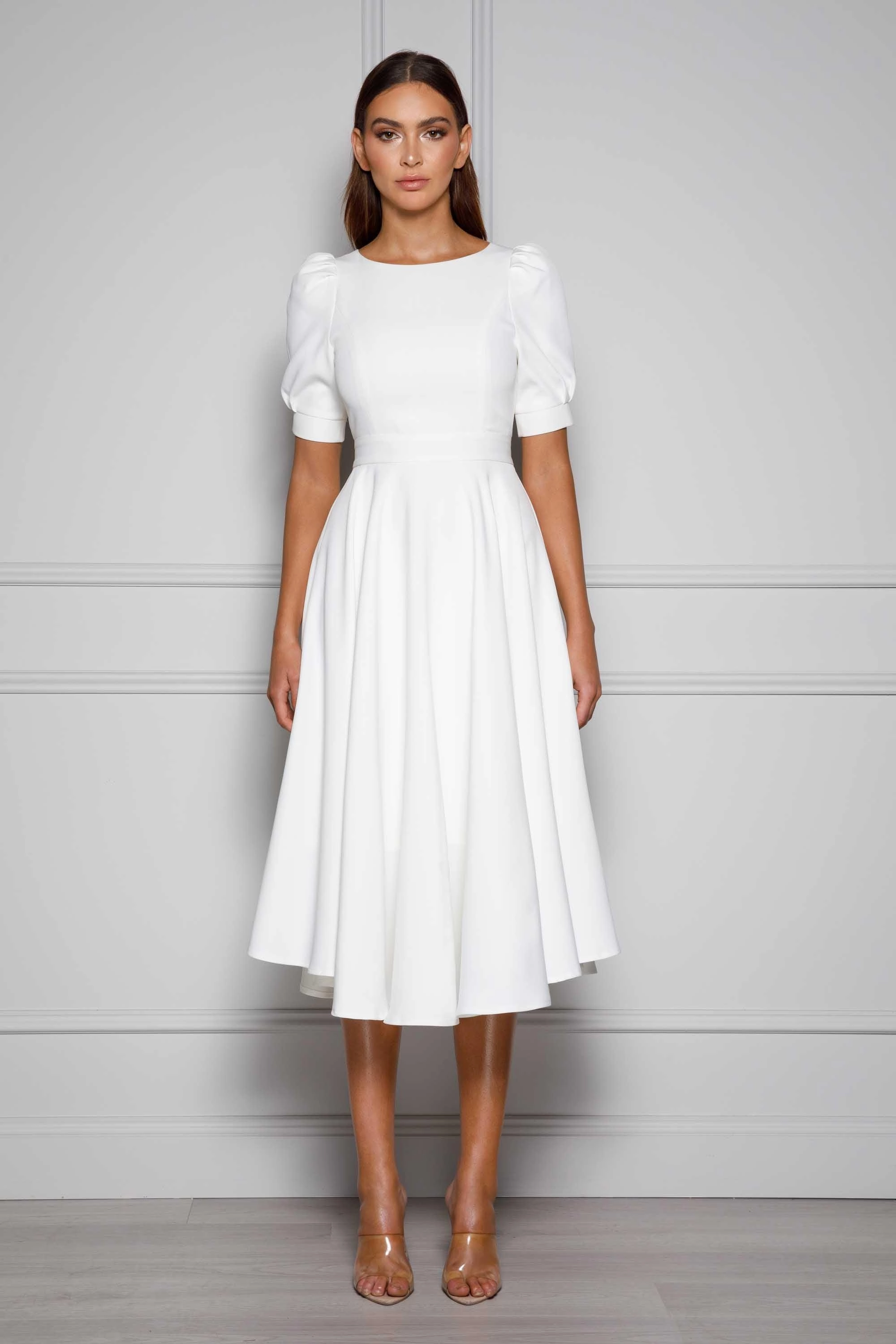Edith Dress - White FlexibleClosure