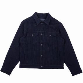 Denim Jacket  - Indigo Sugiaya Everyday Coverage Snow Weather