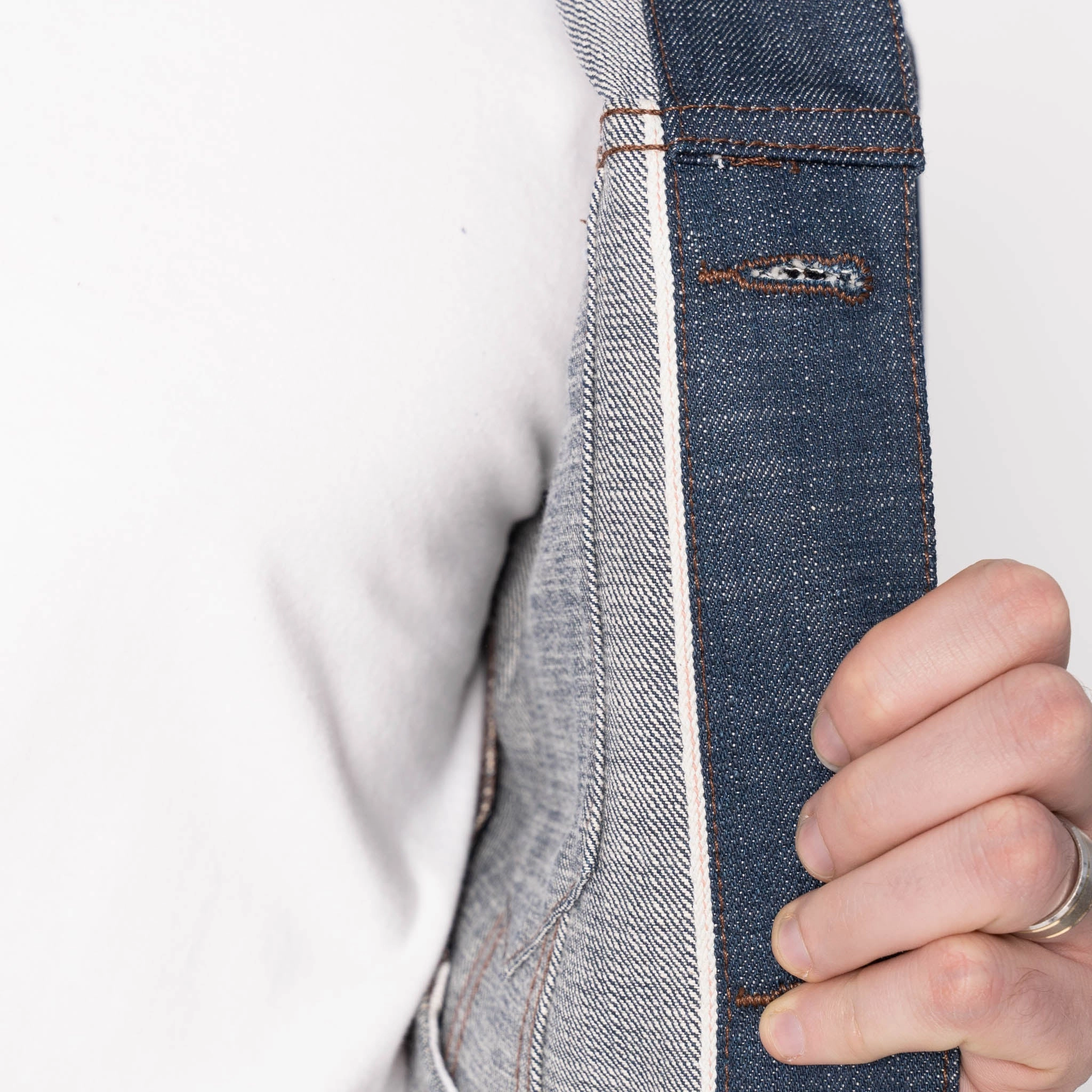 Denim Jacket  - Kawataro Selvedge - Indigo Lightweight Packable Build
