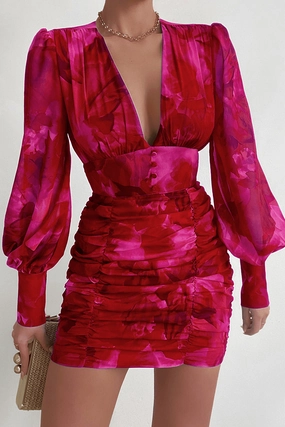 Lizbeth Mini Dress - Pink Style Ease