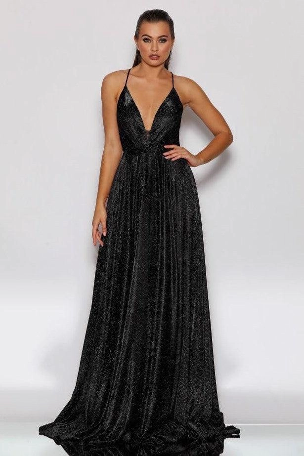 Trend Focused Jadore JX2106 Gown - Black